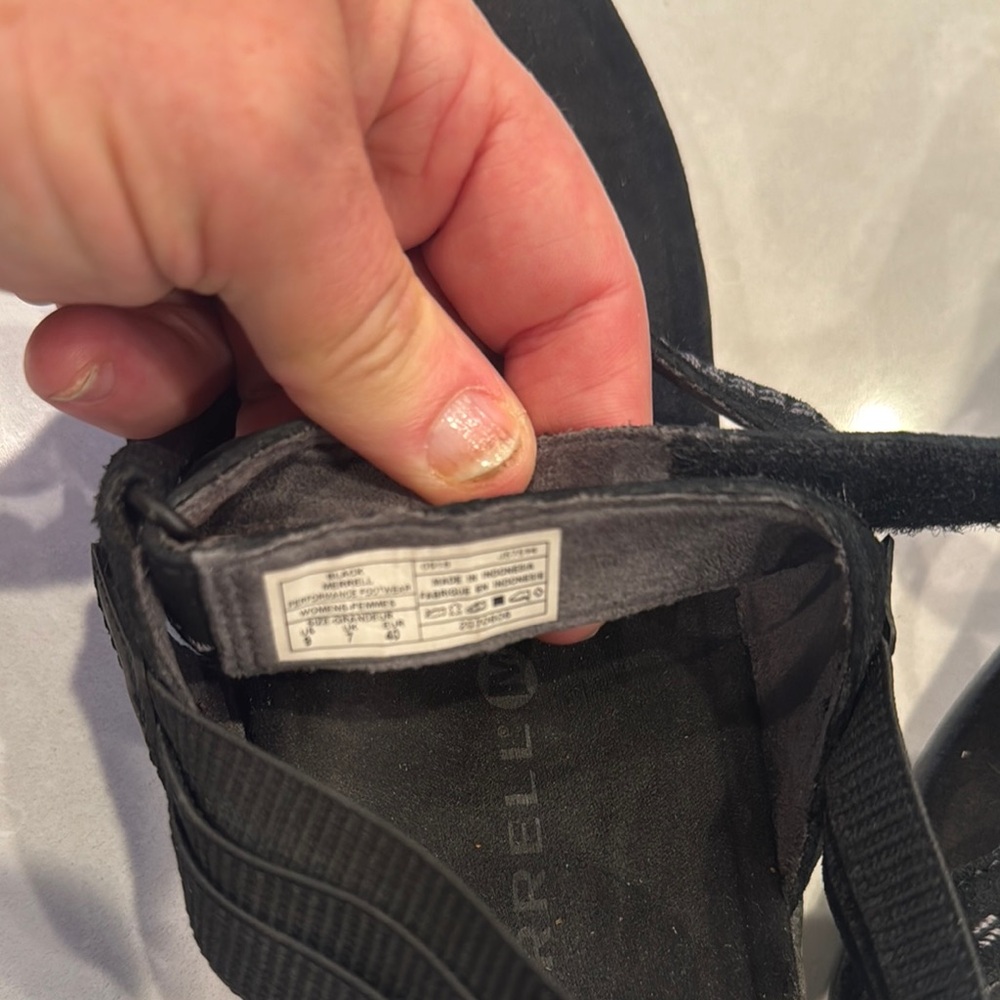 Merrell Women's Black Sandals - Picture 4 of 9
